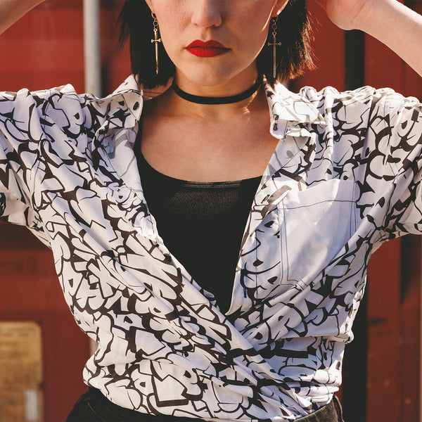 PAX Sticker Button-Up Tee