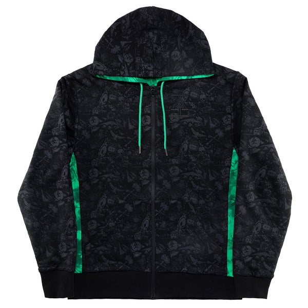 Acq Inc Reversible Zip Up Hoodie