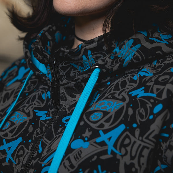 PAX West 2025 Graffiti Zip-Up Hoodie