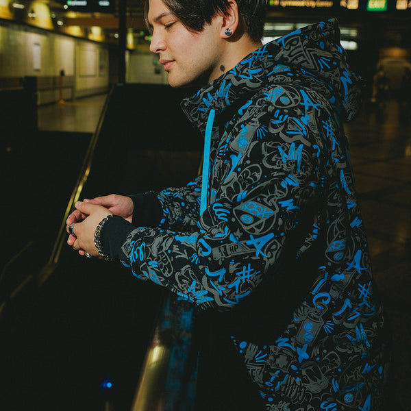 PAX West 2025 Graffiti Zip-Up Hoodie