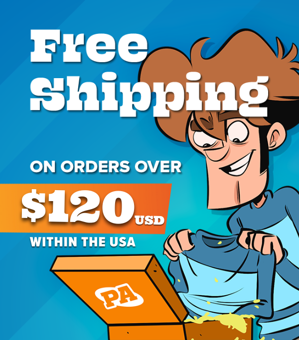 Free shipping on orders over $120