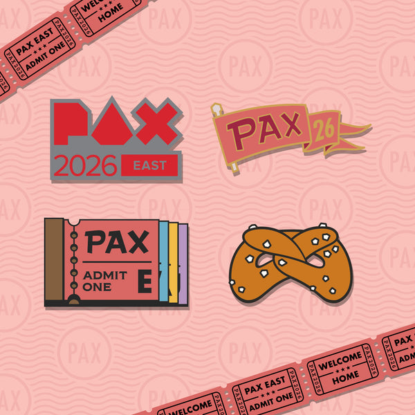 50s 雰囲気系Penney's PAY-DAY Square Bak 襤褸 PAX East 2026 Pin Set – Penny Arcade Store