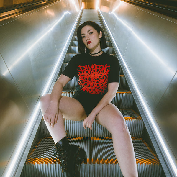 East Drip Black Tee