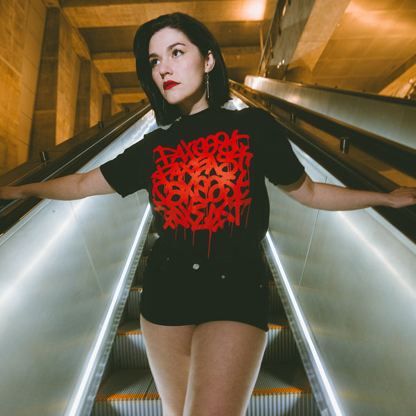 East Drip Black Tee