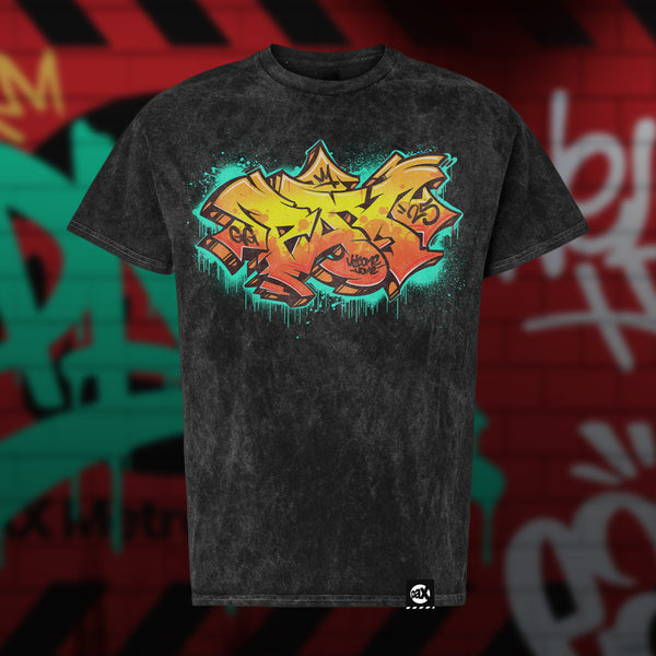 Graffiti Logo Mineral Wash Tee