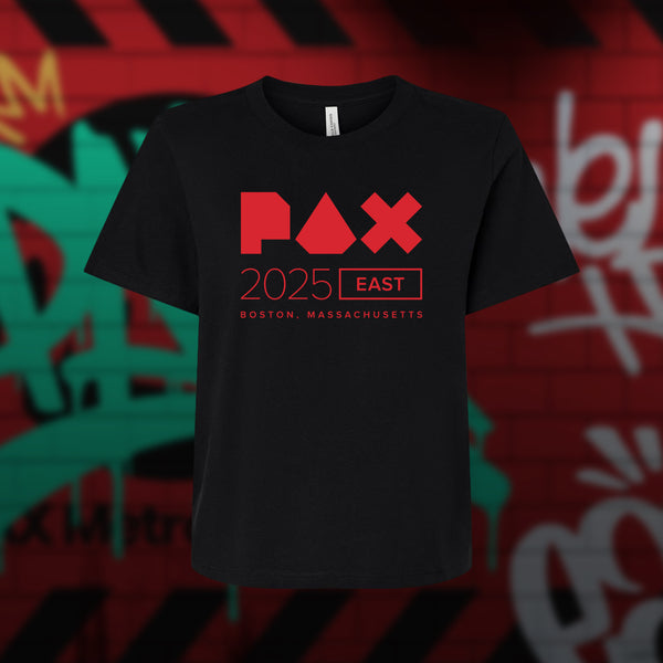 Womens PAX East 2025 Black Show Tee