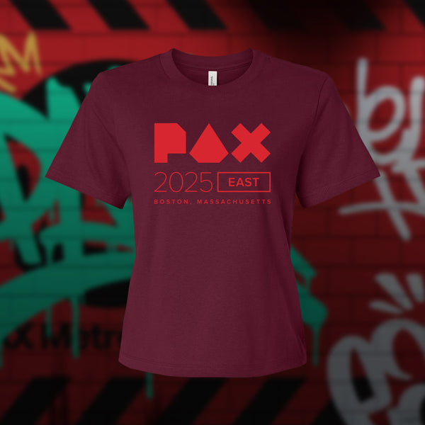 Womens PAX East 2025 Red Show Tee