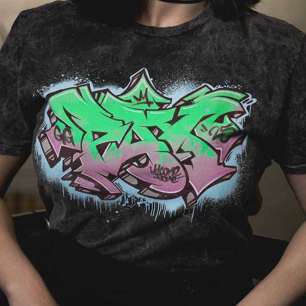 PAX West Graffiti Logo Mineral Wash Tee