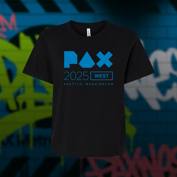 Womens PAX West 2025 Black Show Tee