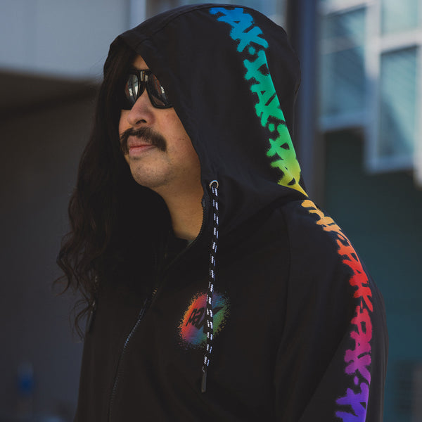 PAX Spray Paint Rainbow Windbreaker