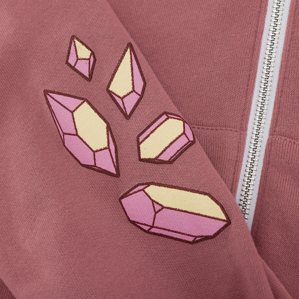 Mauve Dungeon Mistress Zip-Up Hoodie