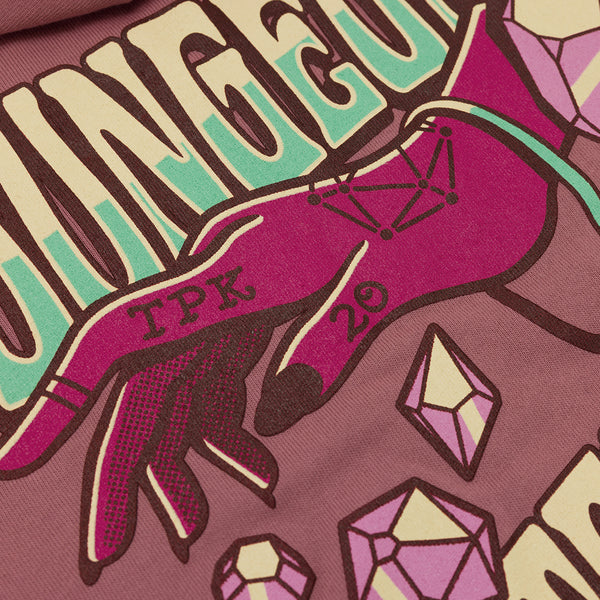Mauve Dungeon Mistress Zip-Up Hoodie