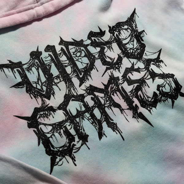 Cropped Tie-Dye Metal Video Games Hoodie
