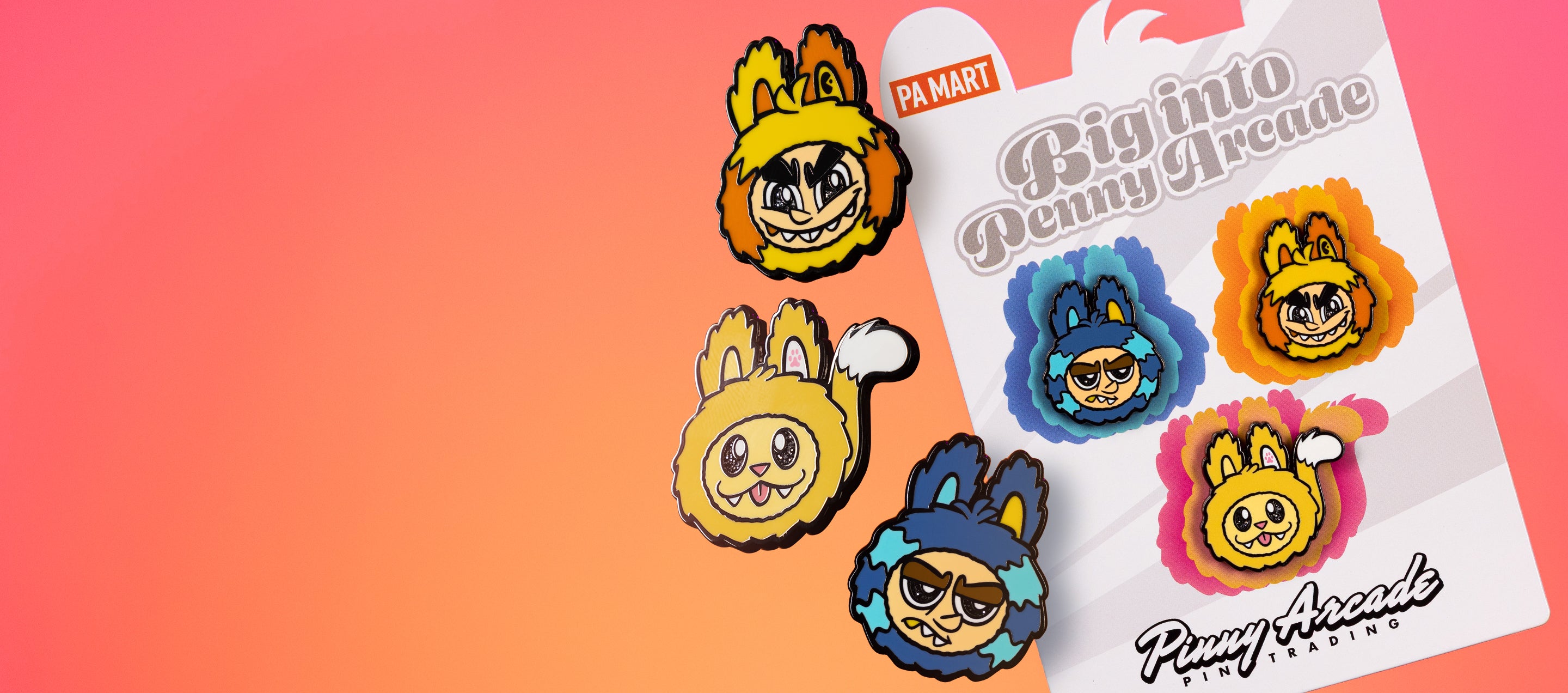 Pabubu Pin Set featuring Tychoco, Gabeebee, & Kemperpurr