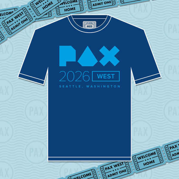 PAX West 2026 Unisex Navy Show Tee