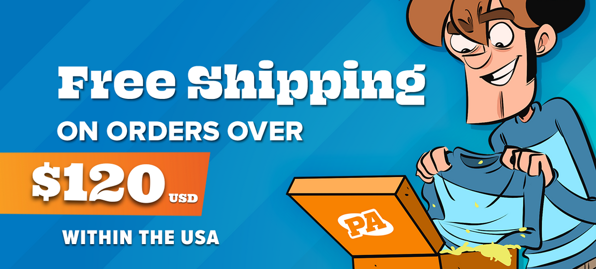 Free shipping on orders over $120