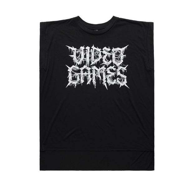 Metal Video Games Rolled Cuff Muscle Tee
