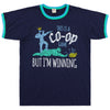 This is a Co-op Game Ringer Tee