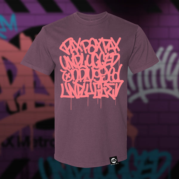 PAX Unplugged 2025 Purple Drip Tee