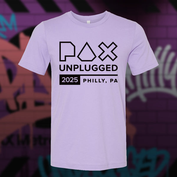 PAX Unplugged 2025 Lavender Show Tee