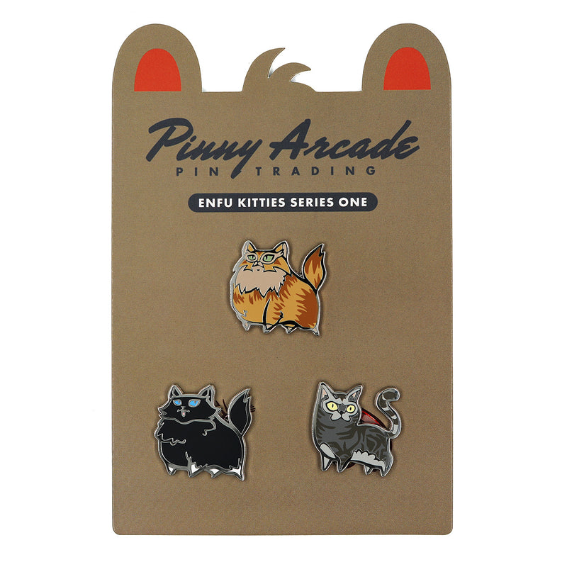 PAX Pinny Arcade Official Pin Trading - Kissing Cat 2019