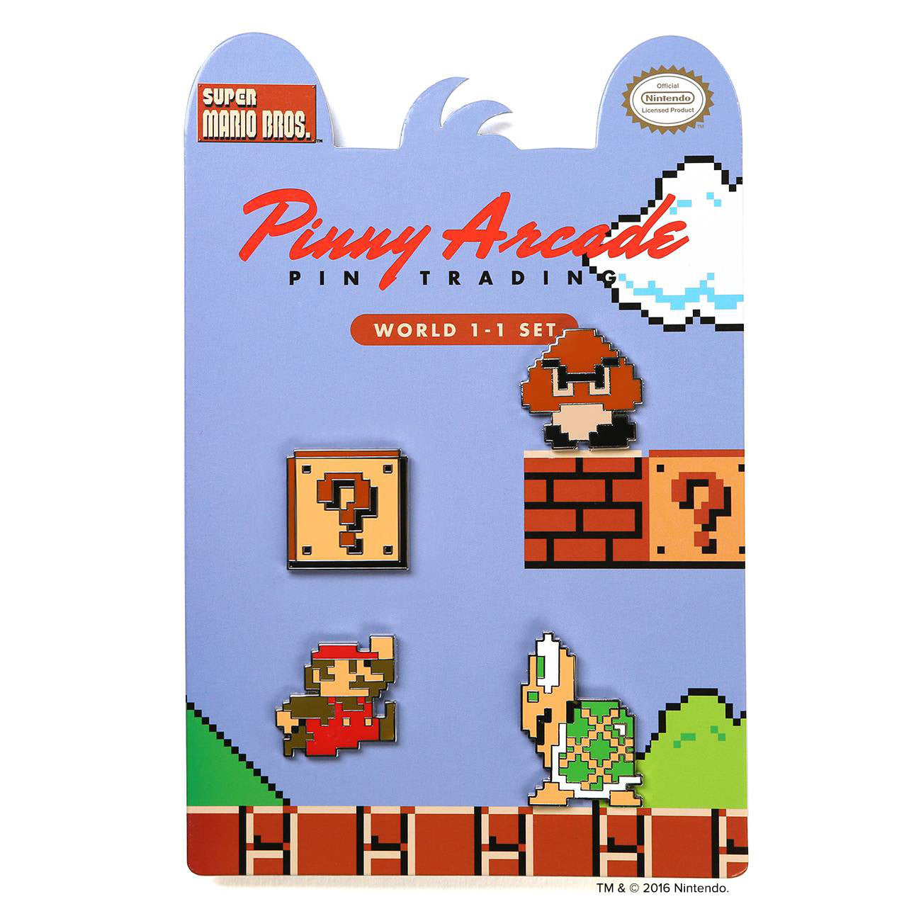 Penny Arcade Super Mario Bros 35th Anniversary Pins Super Mario